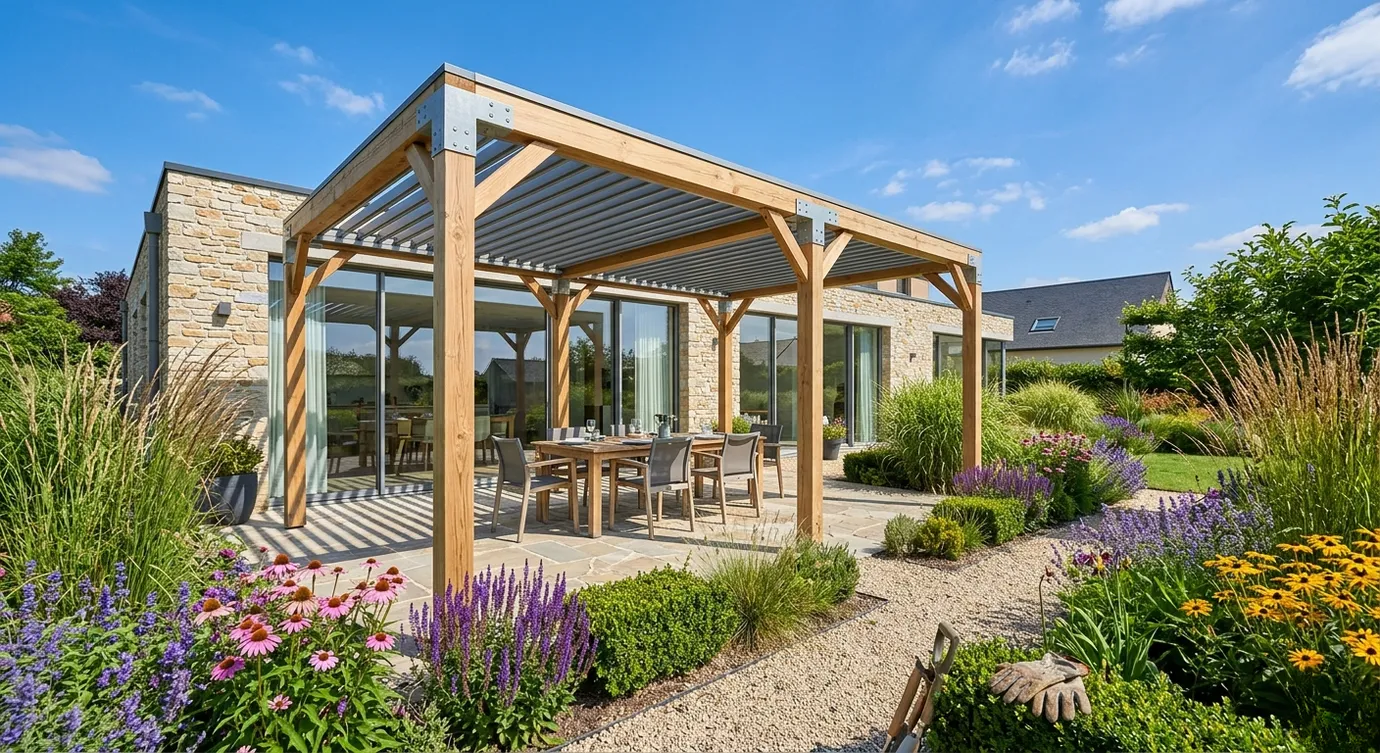 Terrasse bois sur mesure à Soissons