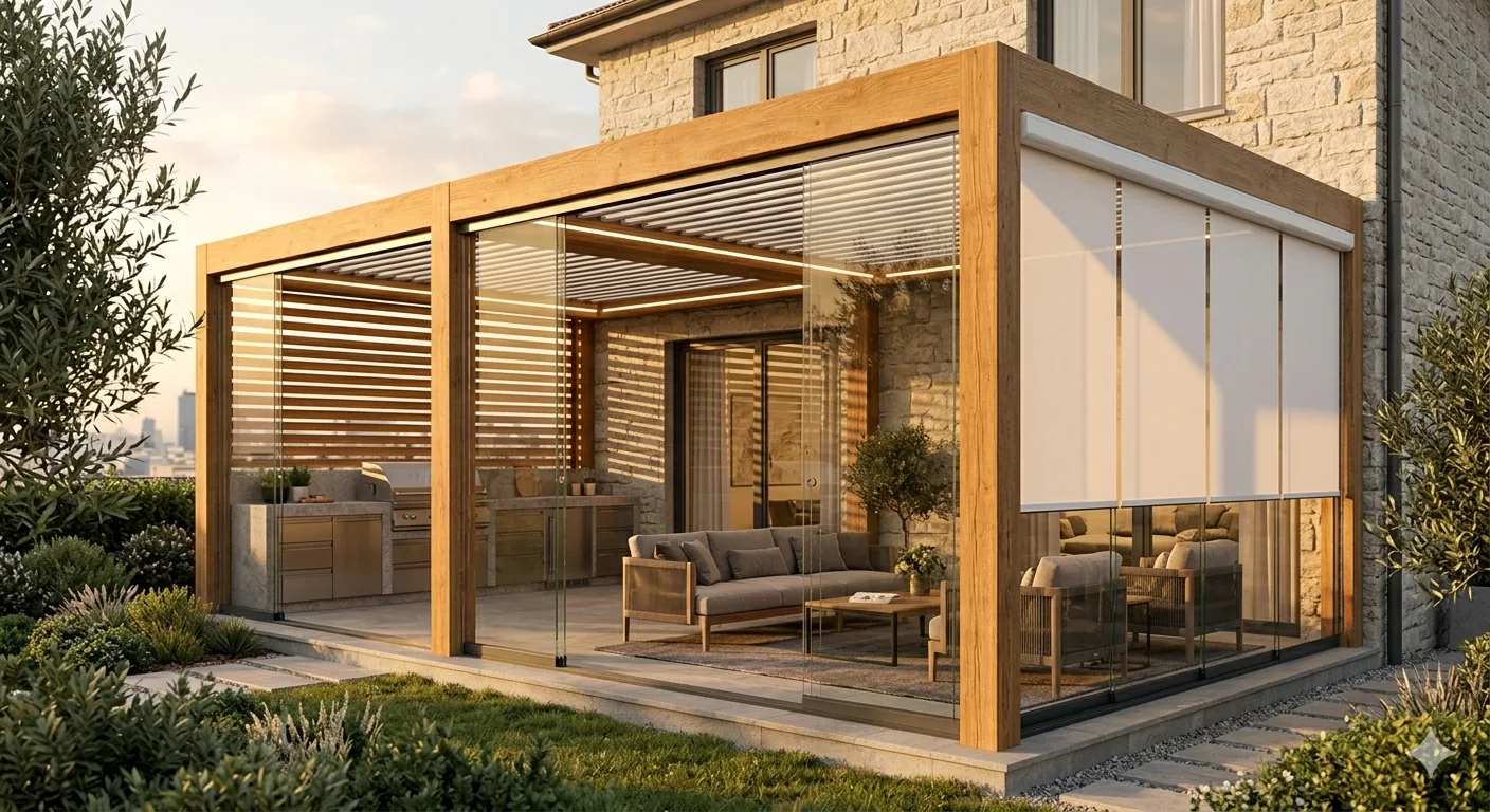 Pergola bois